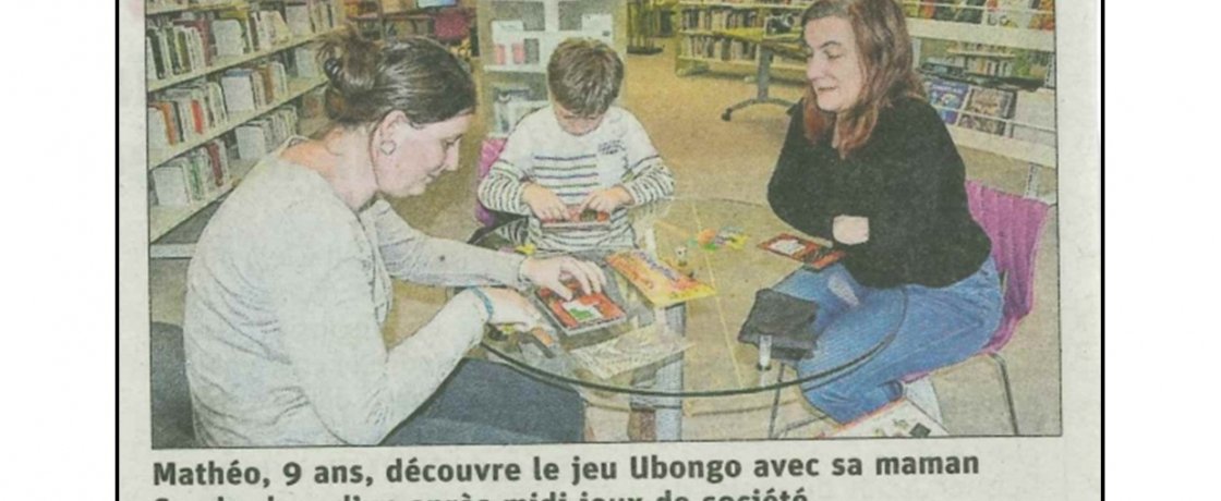 Point presse : après-midi jeux de société à la médiathèque